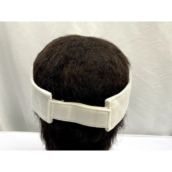 word press WP red embroidery Nike white golf tennis visor black swoosh - Picture 4 of 10